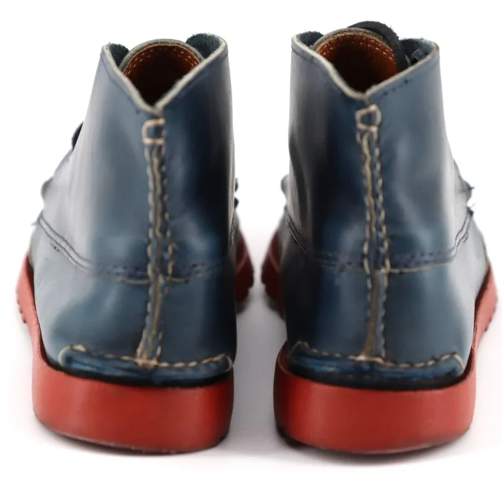 Quoddy Kennebec USA Made Moccasin Boots - Vibram Lug Sole - Mens Size 7.5D - Picture 12 of 16